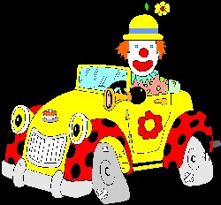 Clown in Car, National Clowns Day
