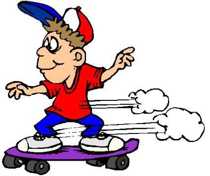 Boy on Skateboarding. Go Skateboarding Day