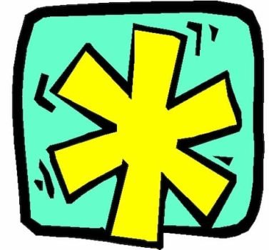 Aterisk. When is National Punctuation Day? September 24 holidays.