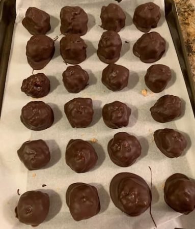 Chocolate Covered Peanut Butter Balls. When is Chocolate Covered Anything Day? December 16 holiday