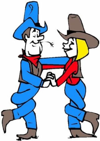 Square Dancing Couple. When is National Square Dance Day? November 29 holidays